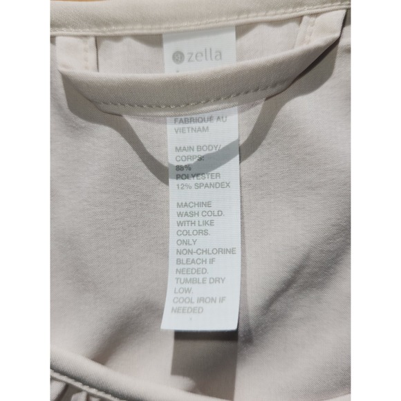 Zella Day Out Sleeveless Dress Grey Moonbeam Color Size Large - Picture 8 of 9